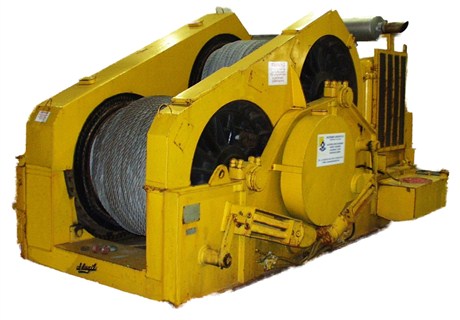 90ton double drum electric winch for sale