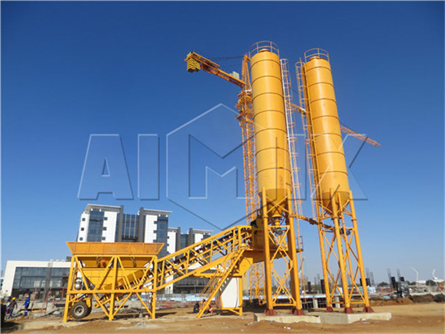 Mini Mobile Concrete Mixing Plant Price