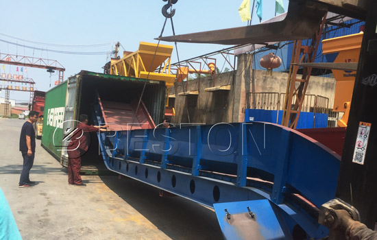 Shipment of Beston Solid Waste Sorting Plant