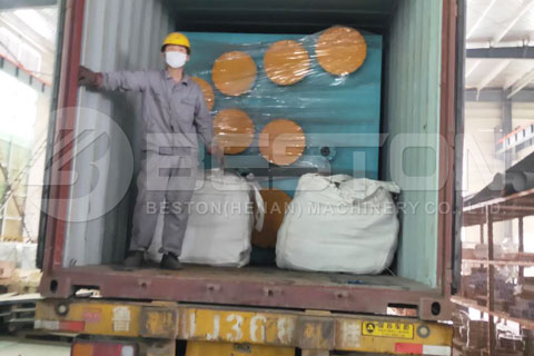 Shipment of Pyrolysis Equipment
