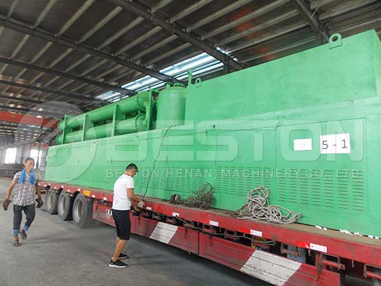 Continuous Tyre Pyrolysis Plant to Romania
