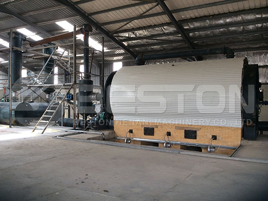 Tyre Pyrolysis Oil Plant in Jordan