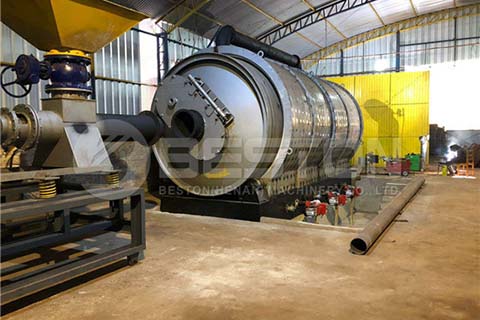 Tire Pyrolysis Machine in Paraguay